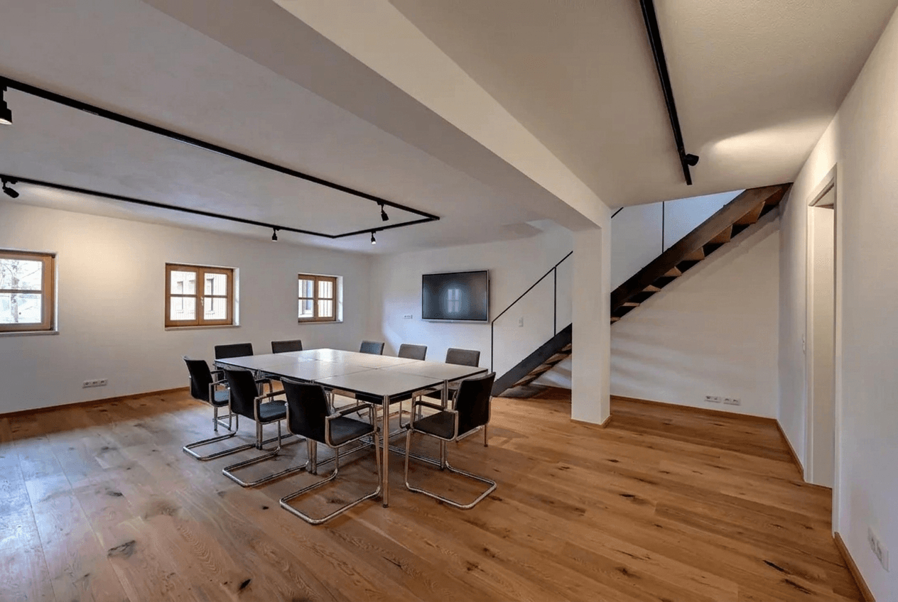 Office interior in Loft / Industrial style — photo by GenRoom AI