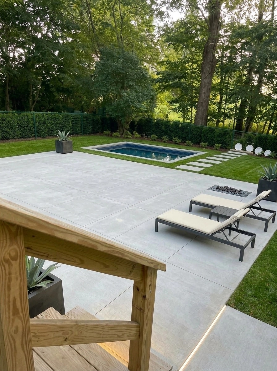 Landscape design in Minimalist Yard style — Yard by GenRoom AI