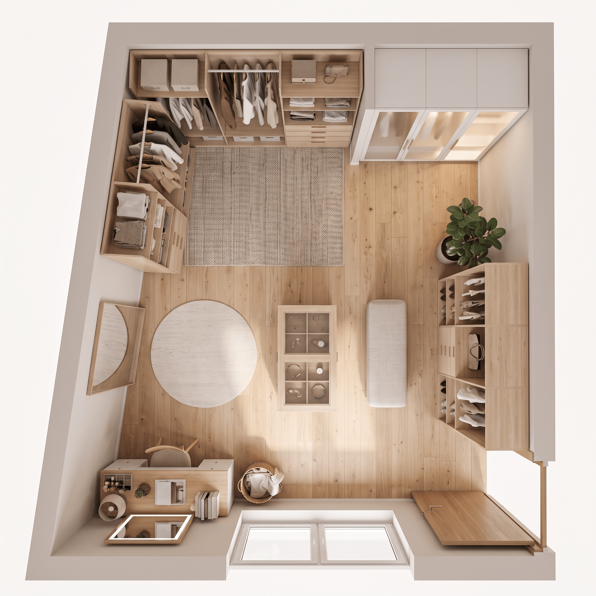 Interior design in Scandinavian style — Living Room by GenRoom AI