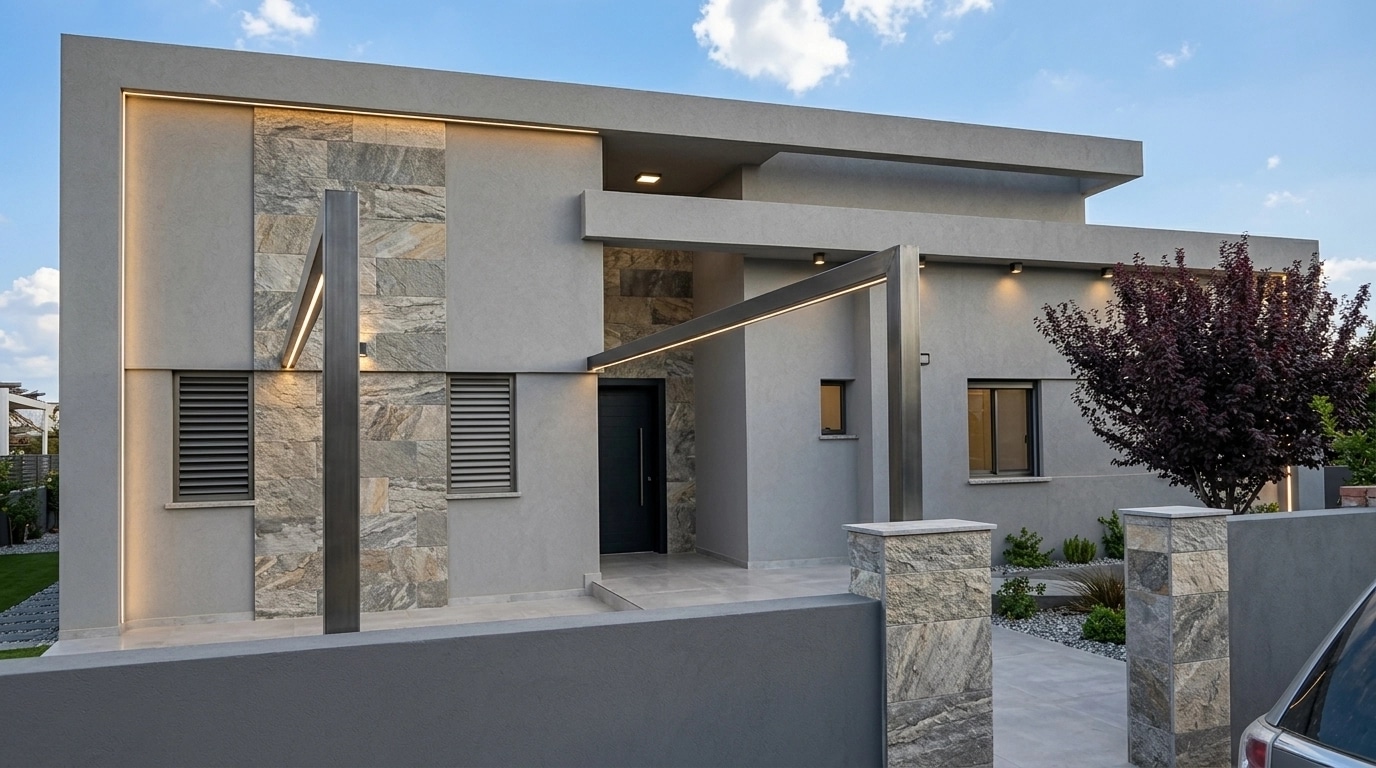 Contemporary Facade Facade design — facade photo by GenRoom AI