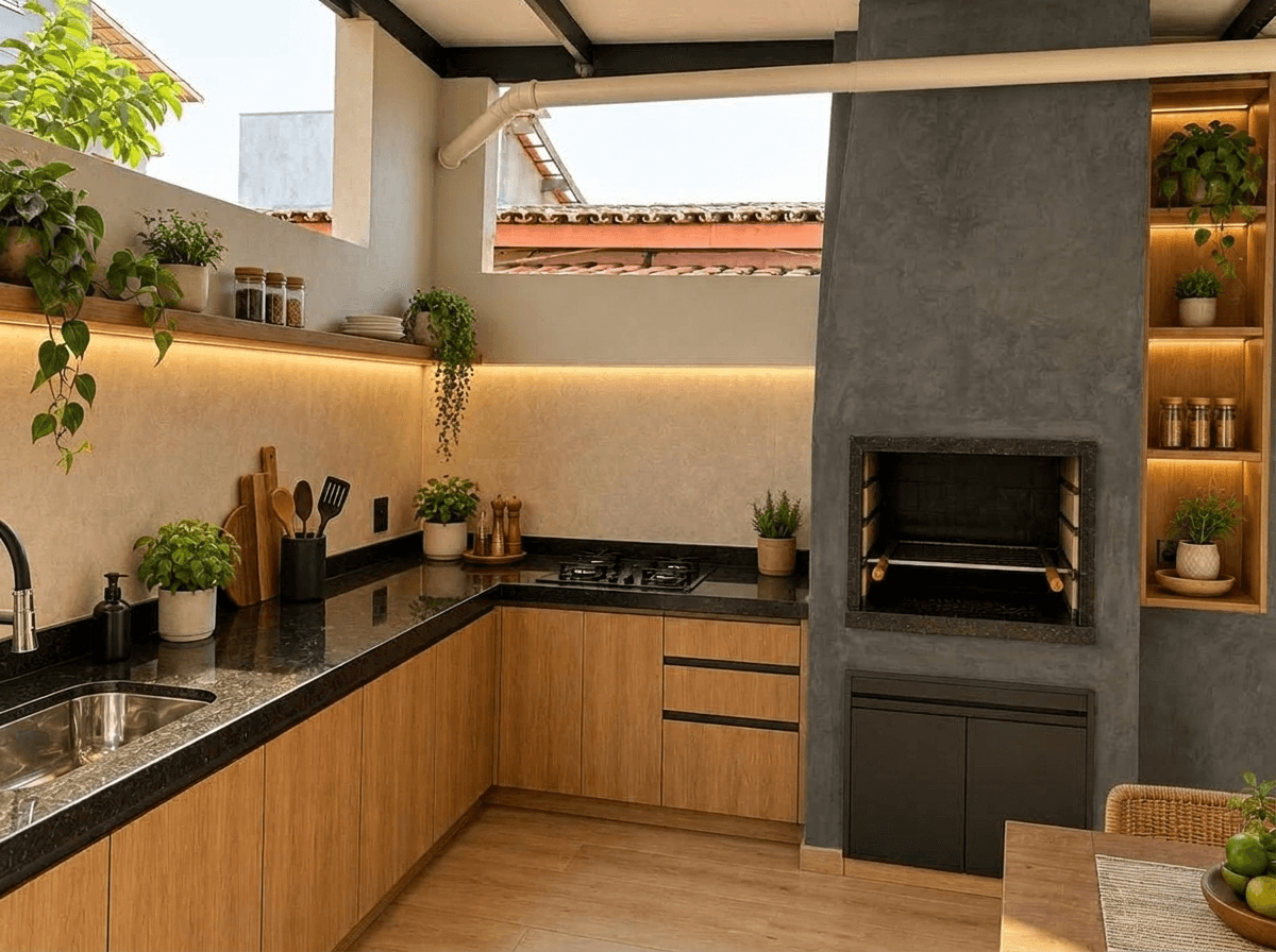 Kitchen interior in no_style style — photo by GenRoom AI