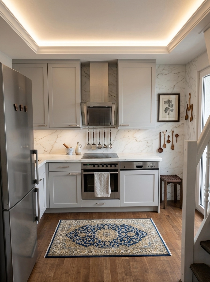 Interior design in Transitional style — Kitchen by GenRoom AI