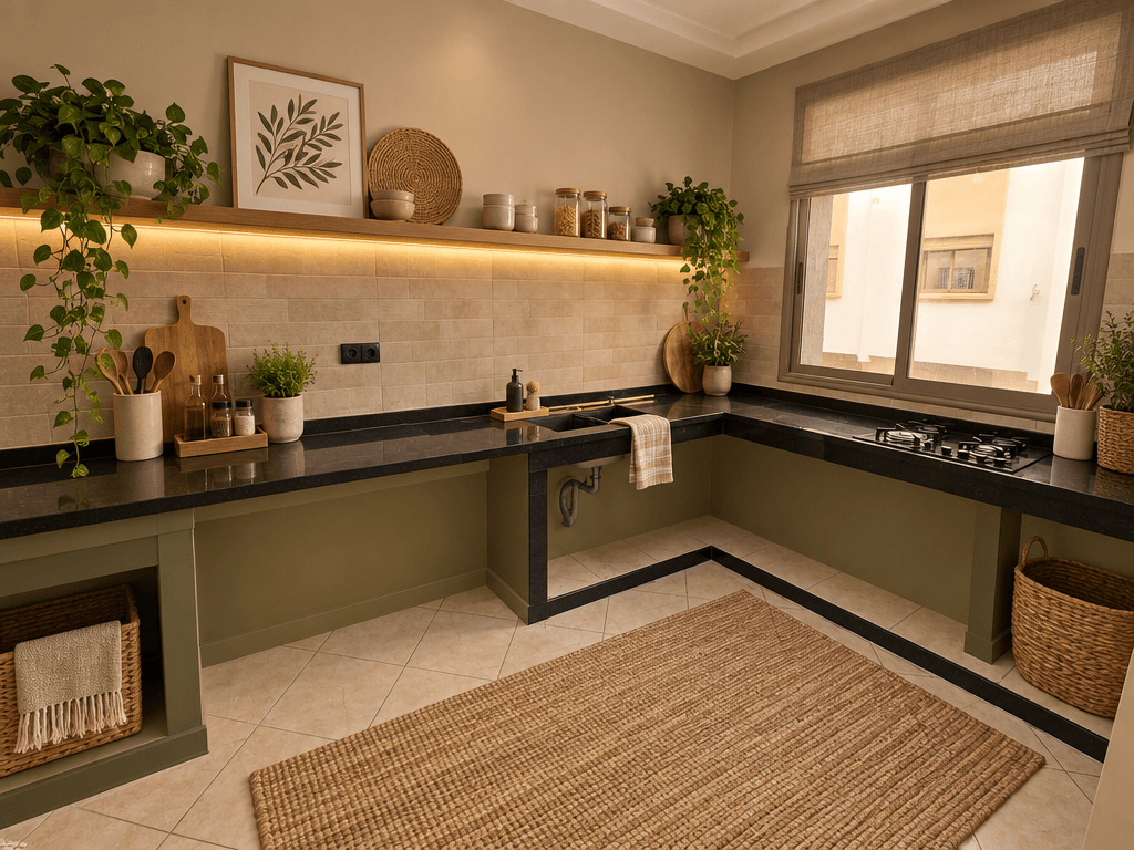 Kitchen interior in no_style style — photo by GenRoom AI