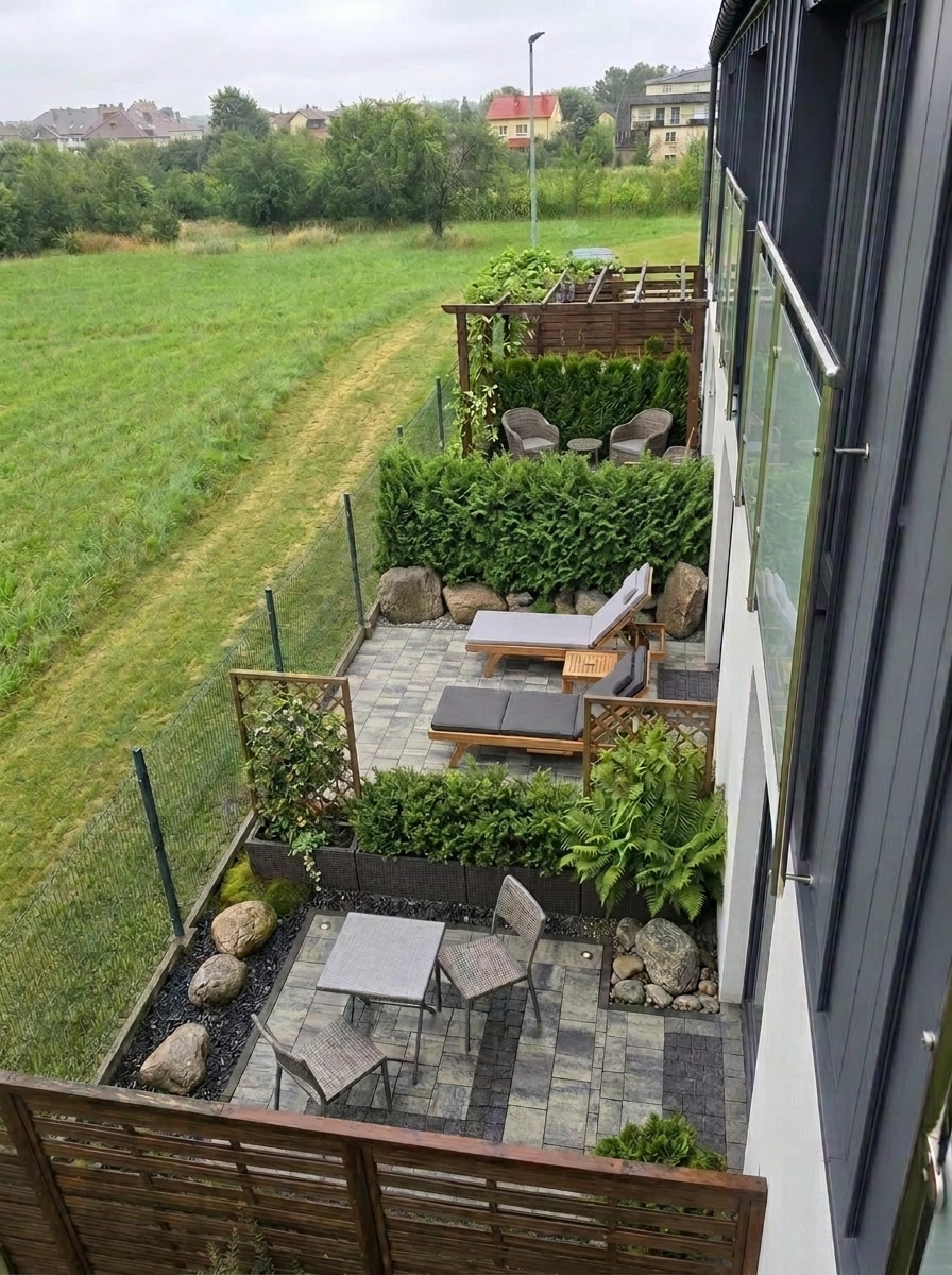 Yard design in no_style style — photo by GenRoom AI