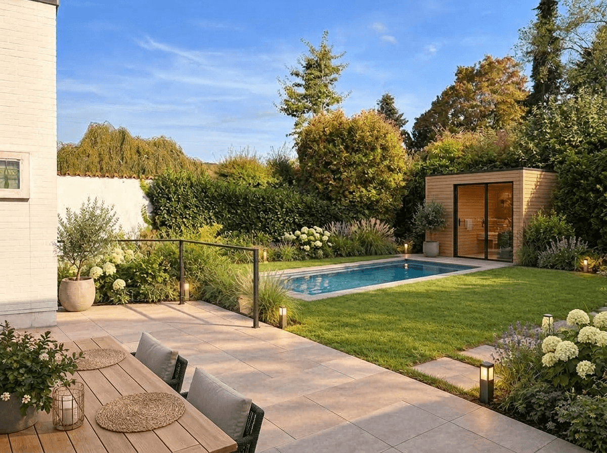 Yard design in no_style style — photo by GenRoom AI