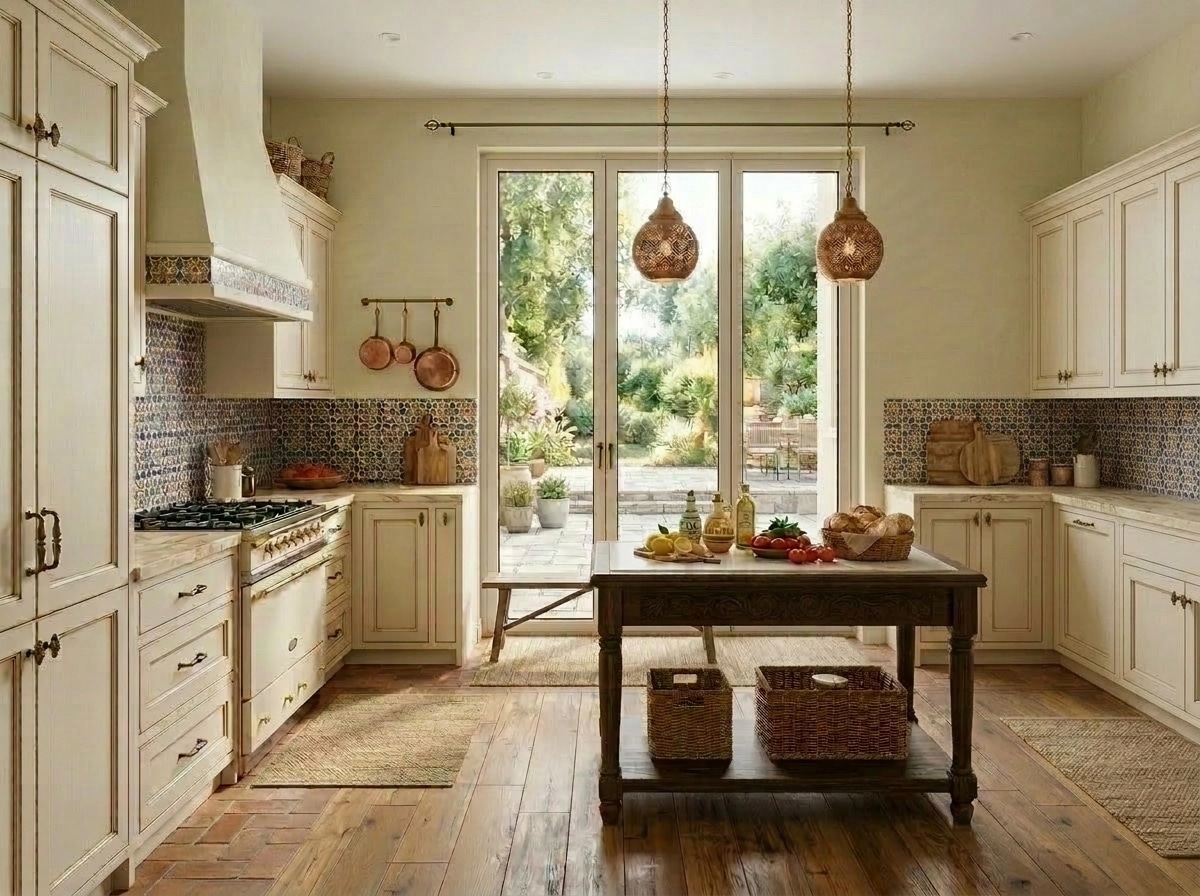 Interior design in Mediterranean style — Kitchen by GenRoom AI