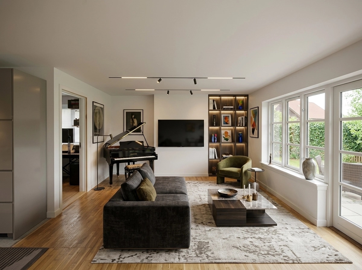 Interior design in Contemporary style — Living Room by GenRoom AI