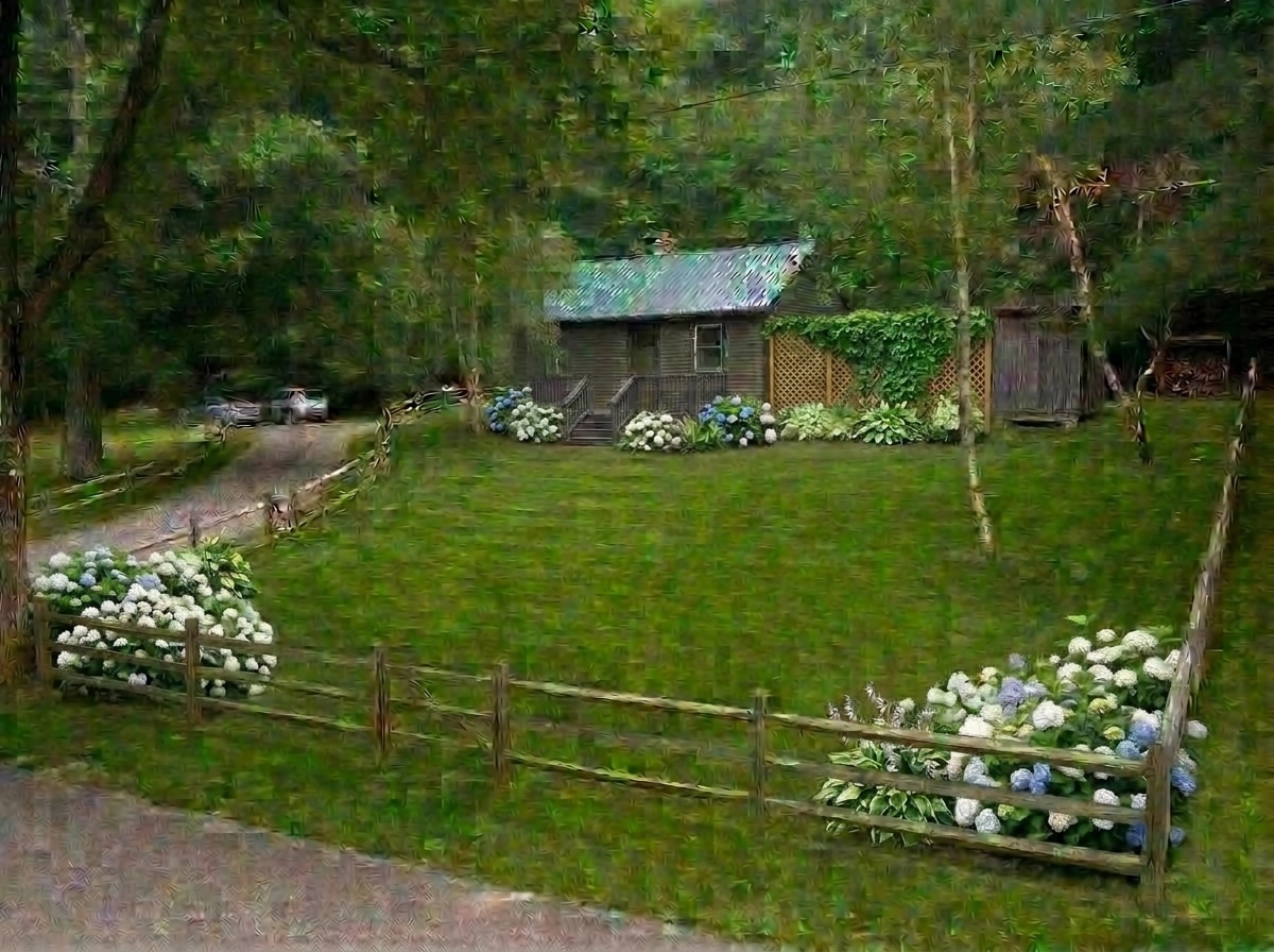 Landscape design in Scandinavian Garden style — Yard by GenRoom AI