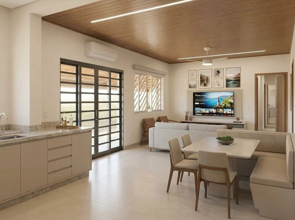 Interior design in Contemporary style — Living Room by GenRoom AI