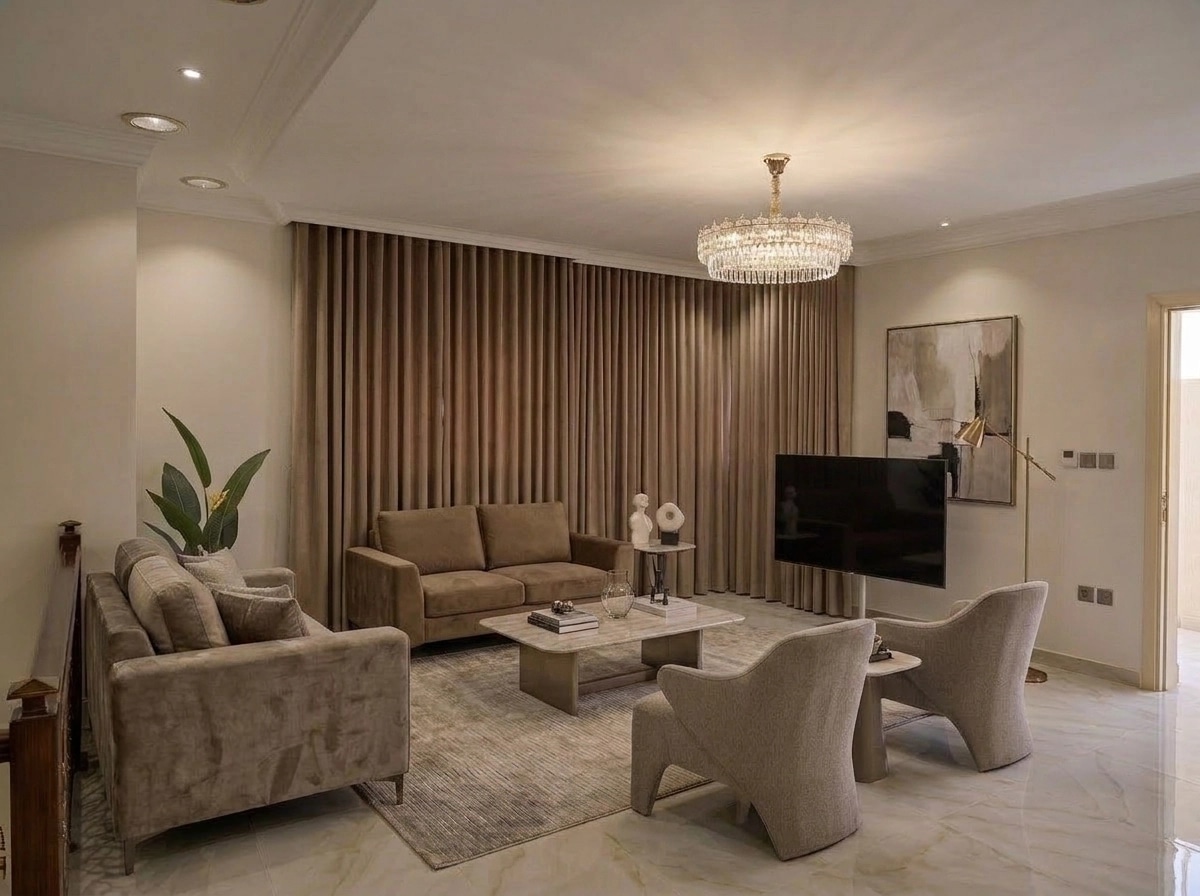 Interior design in Contemporary style — Living Room by GenRoom AI