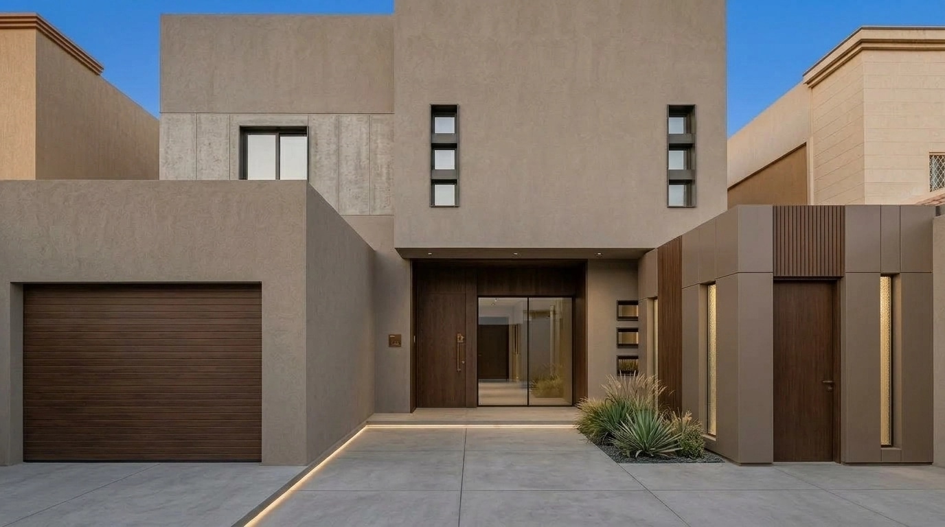 Minimalist Facade Facade design — facade photo by GenRoom AI