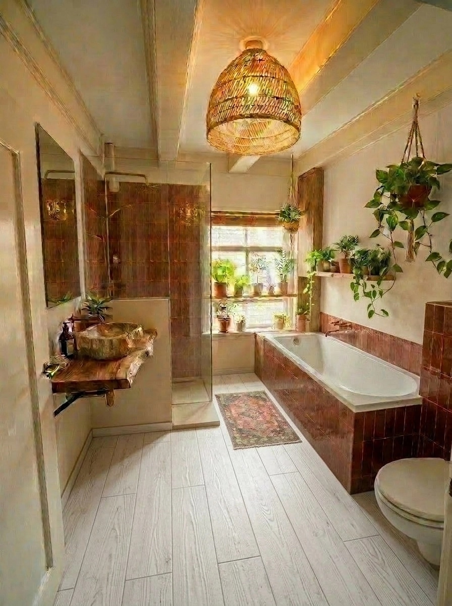 Interior design in Mediterranean style — Bathroom by GenRoom AI