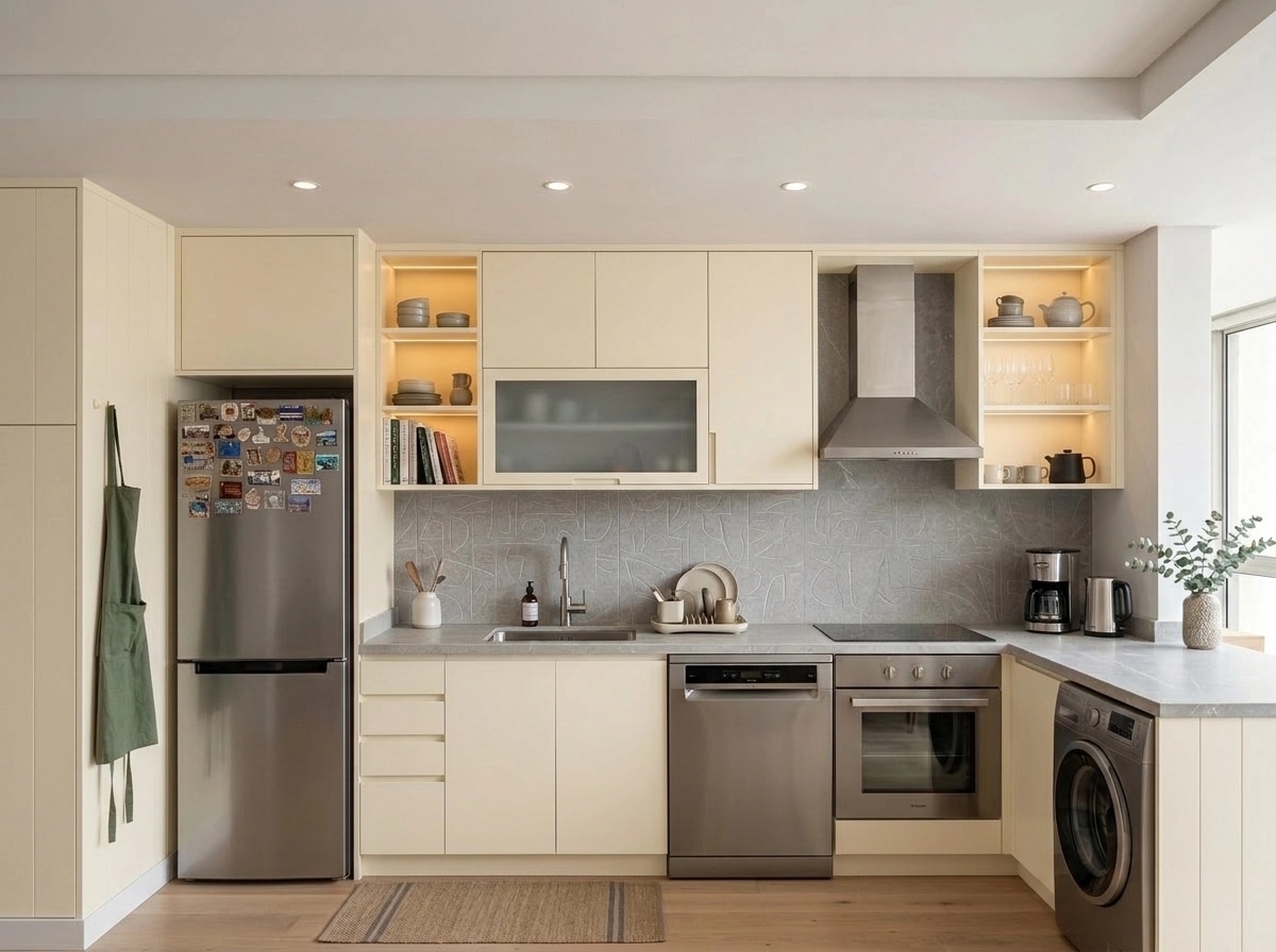 Scandinavian Kitchen design — interior photo by GenRoom AI