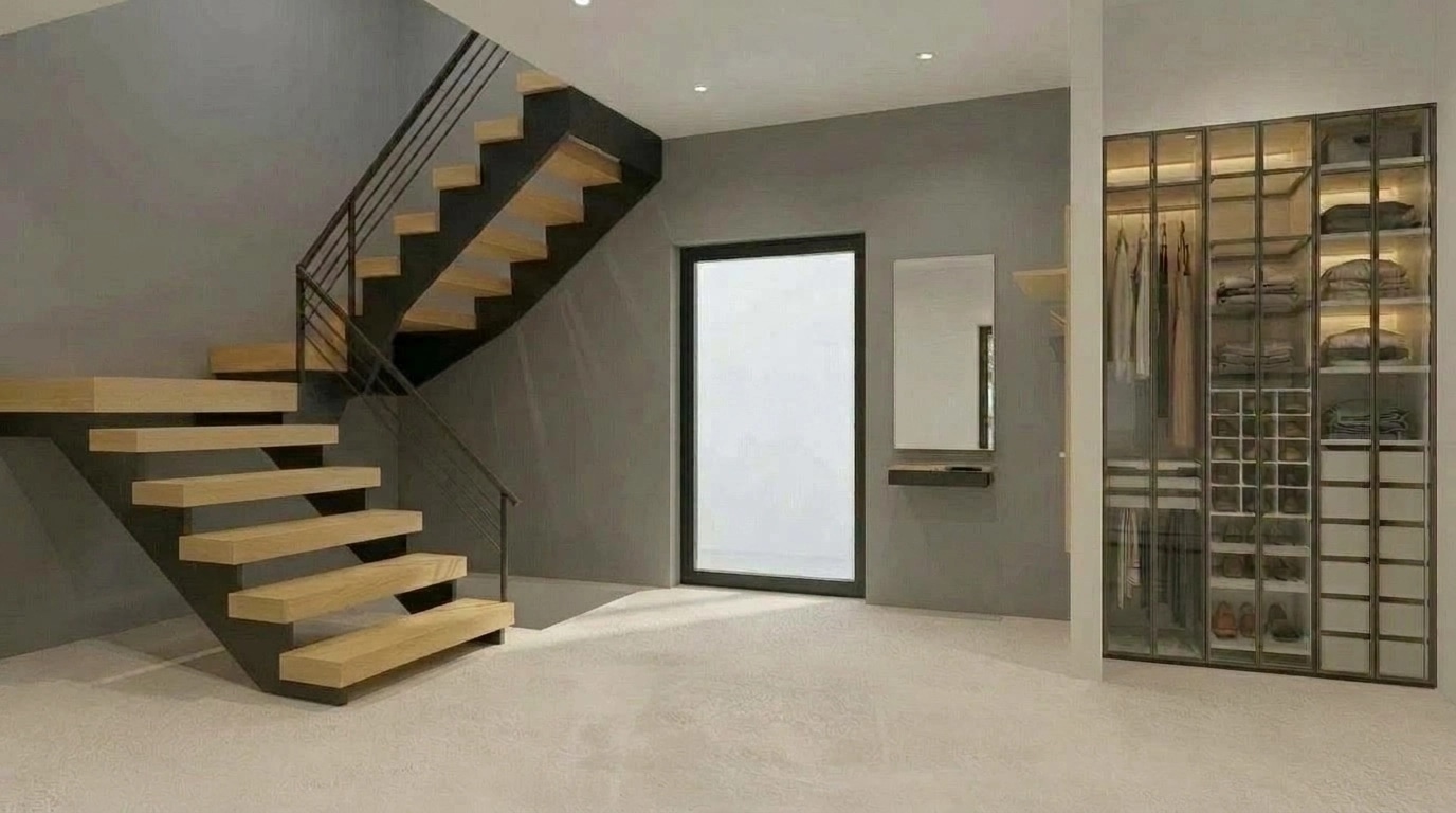 Hallway interior in no_style style — photo by GenRoom AI