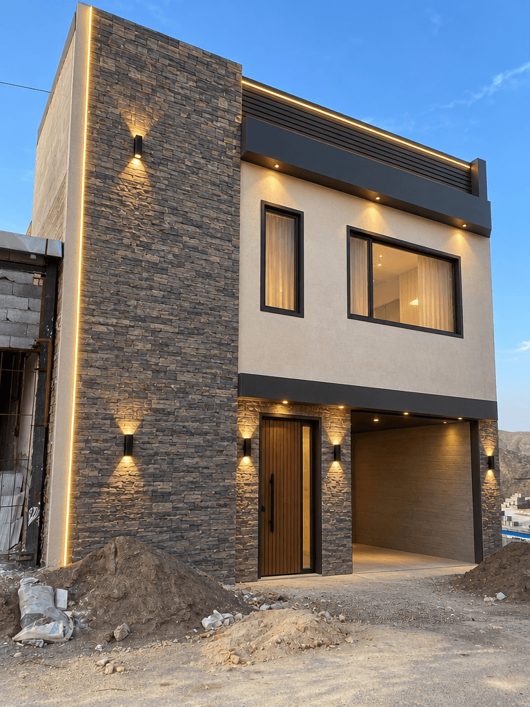 Contemporary Facade Facade design — facade photo by GenRoom AI