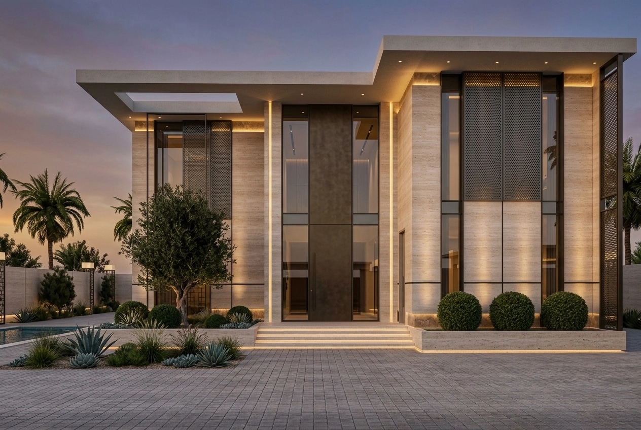 Contemporary Facade Facade design — facade photo by GenRoom AI
