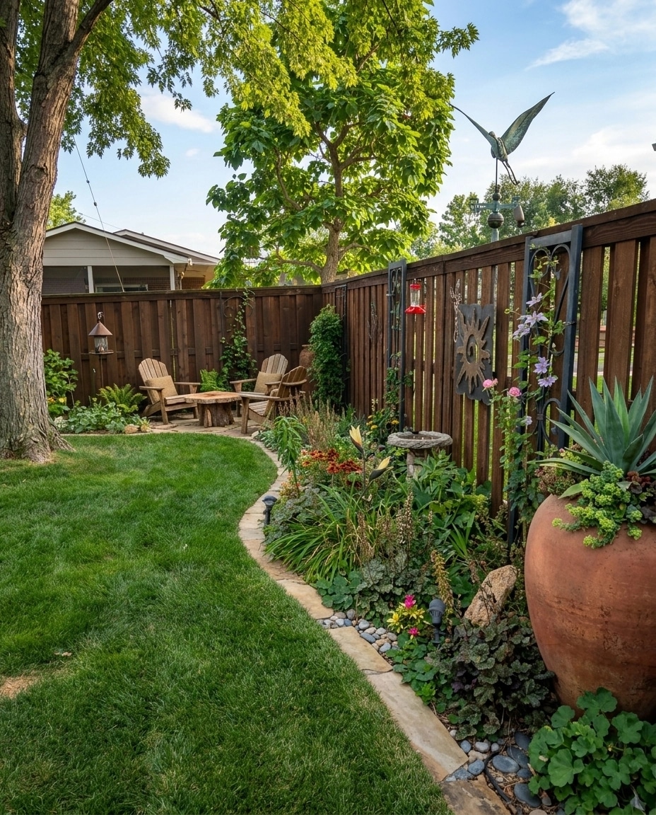 Landscape design in Eco Natural Garden style — Yard by GenRoom AI