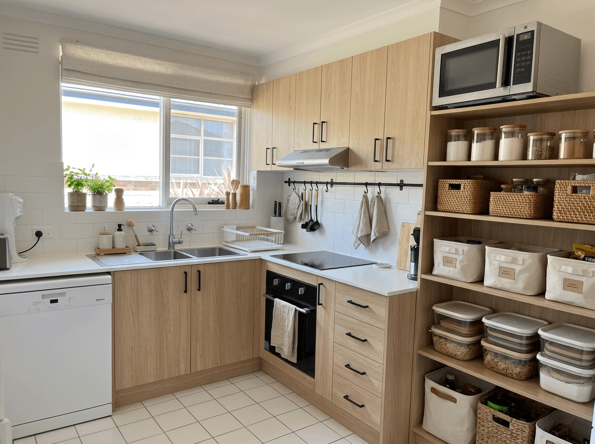 Interior design in Scandinavian style — Kitchen by GenRoom AI