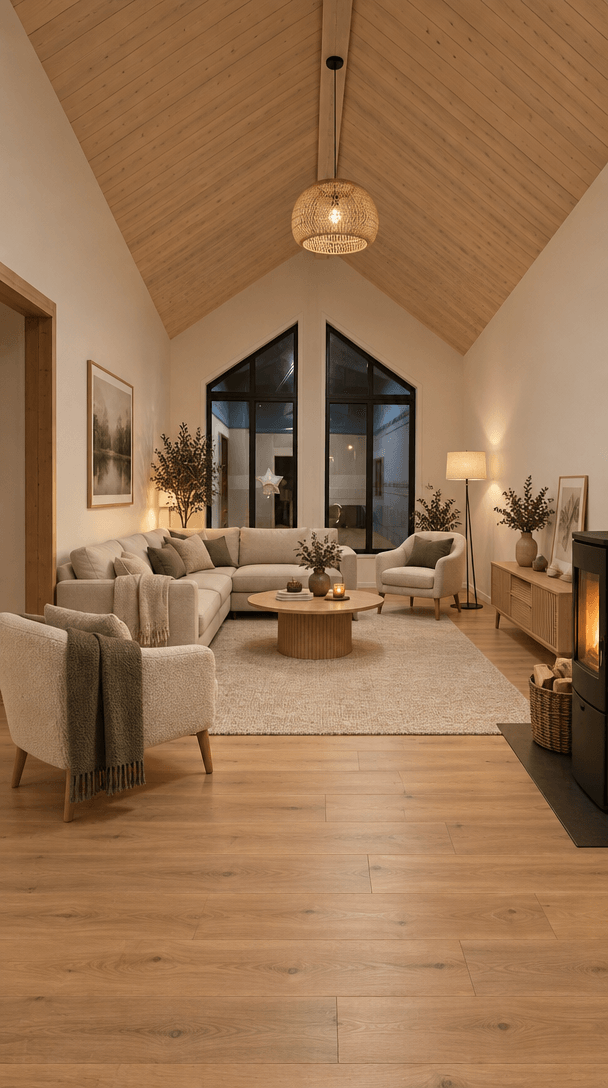 Interior design in Scandinavian style — Living Room by GenRoom AI