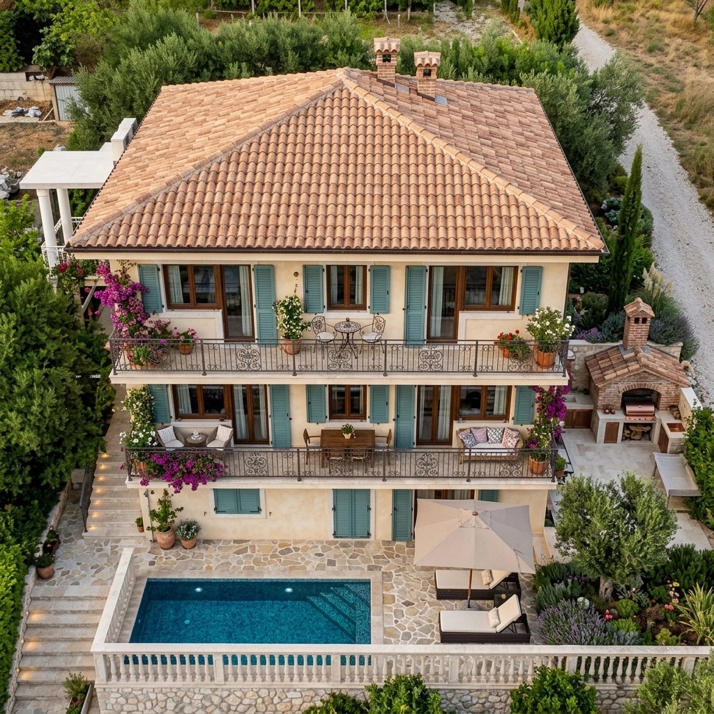 Mediterranean Facade Facade design — facade photo by GenRoom AI