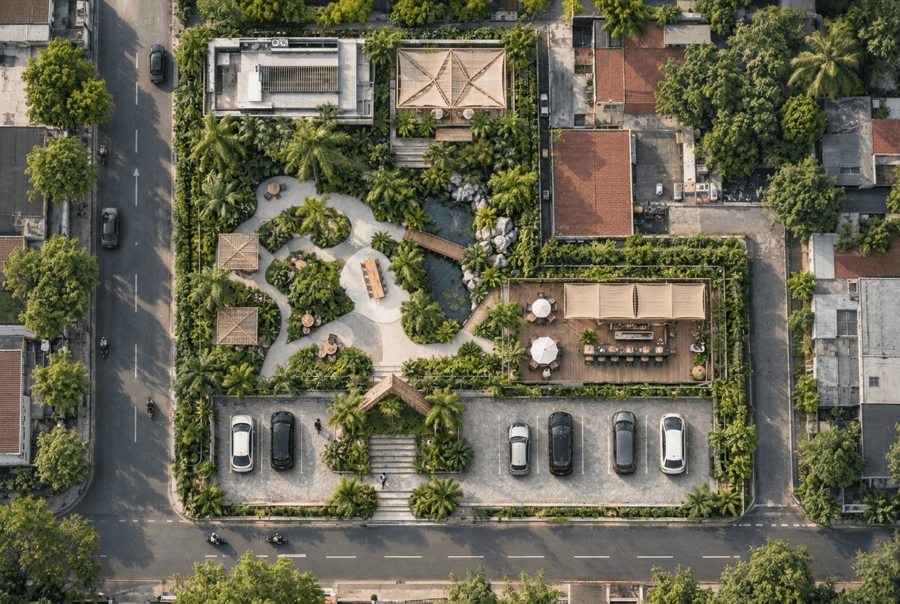 Yard design in no_style style — photo by GenRoom AI