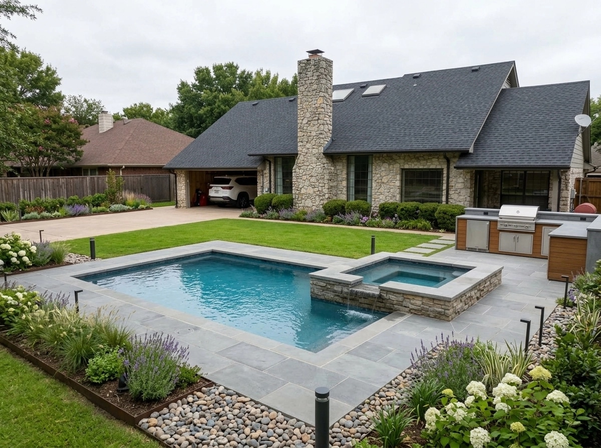 Contemporary Yard Yard design — yard photo by GenRoom AI