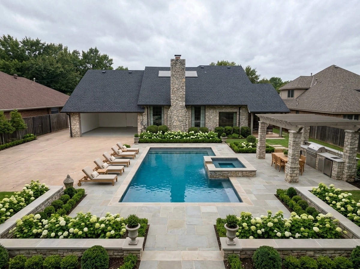 Classic Garden Yard design — yard photo by GenRoom AI