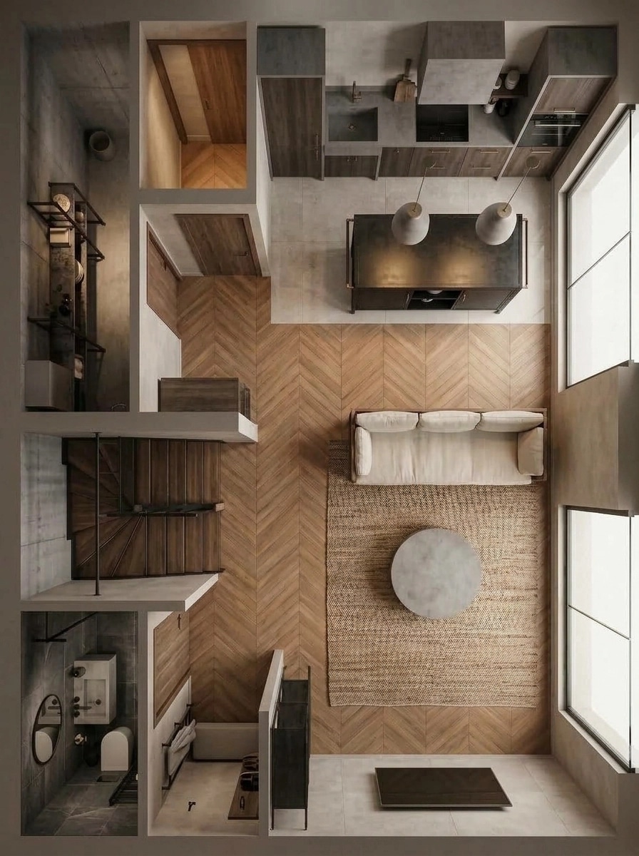 Interior design in French Parisian style — Living Room by GenRoom AI