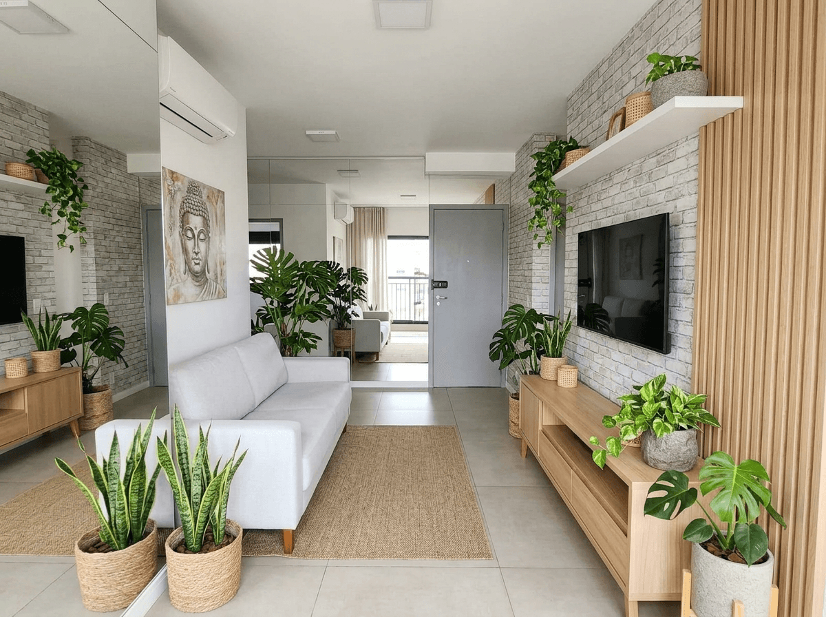 Interior design in Biophilic style — Hallway by GenRoom AI