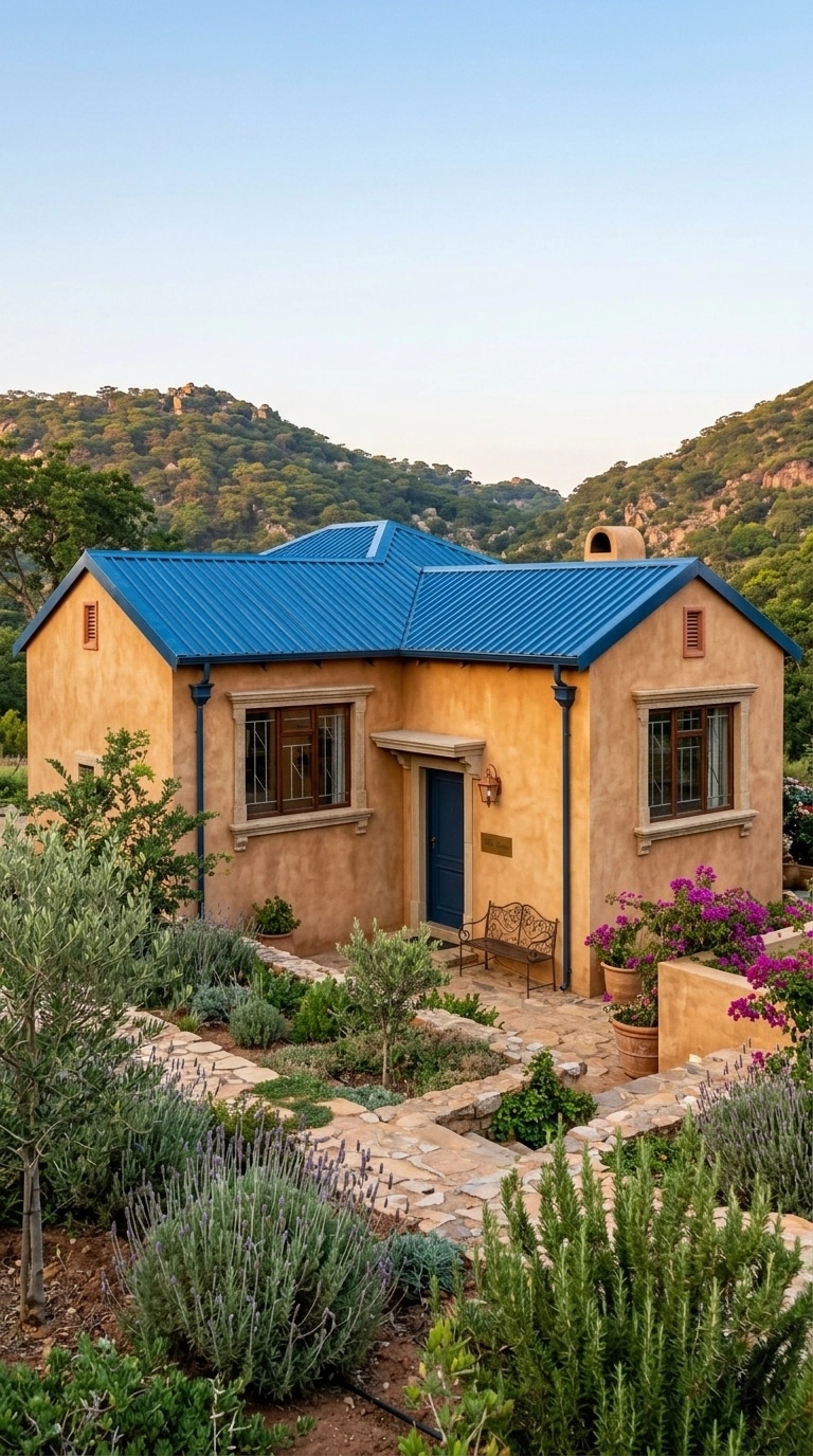 Cephe tasarımı Mediterranean Facade stili — Cephe GenRoom AI