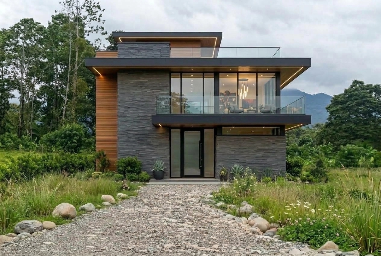 Contemporary Facade Facade design — facade photo by GenRoom AI