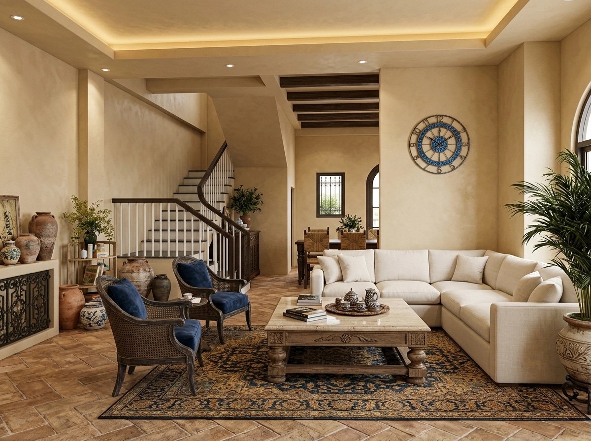 Interior design in Mediterranean style — Living Room by GenRoom AI