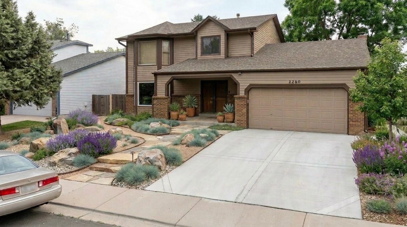 Landscape design in Eco Natural Garden style — Yard by GenRoom AI