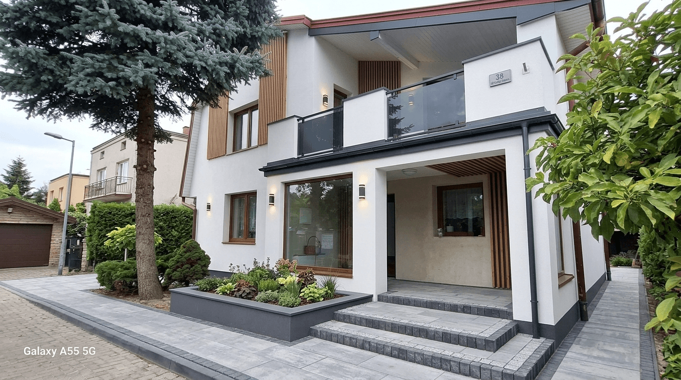 Facade design in no_style style — photo by GenRoom AI