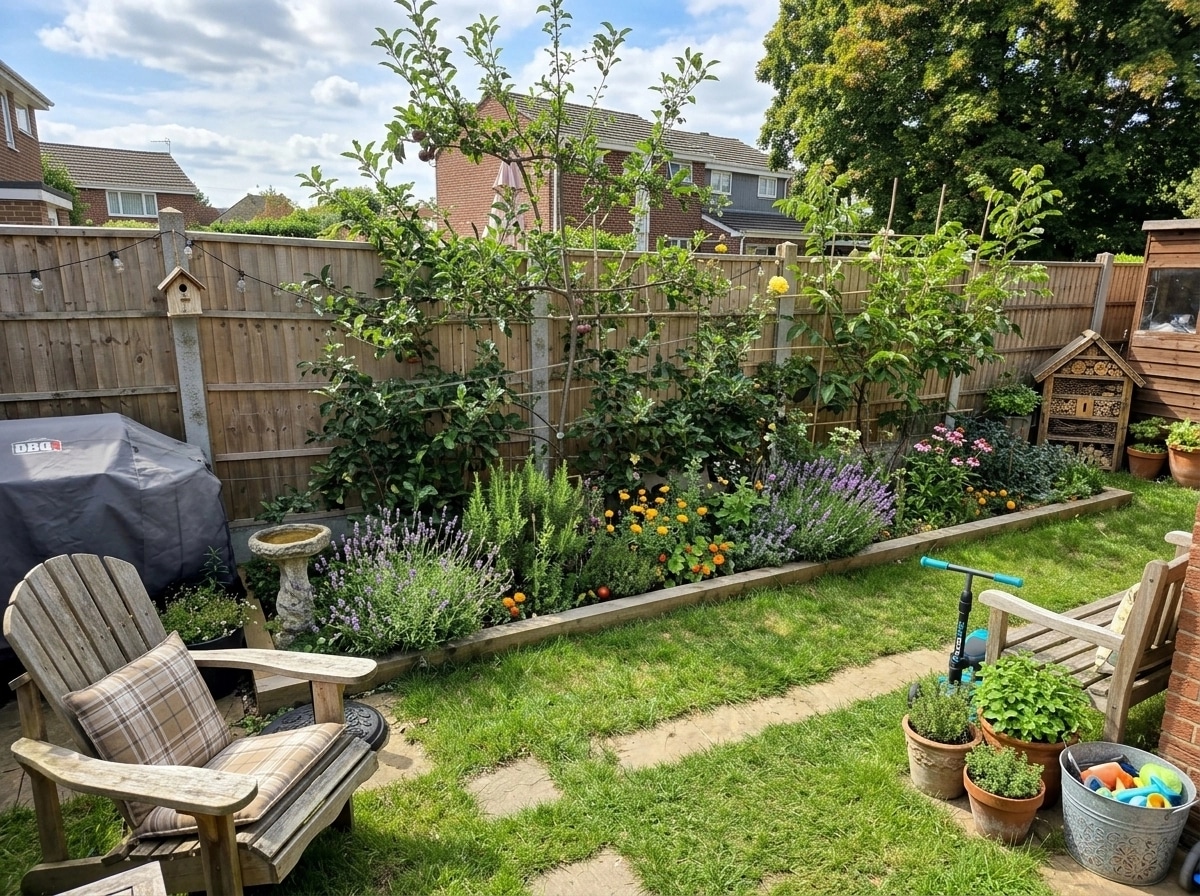 Country Rustic Garden Yard design — yard photo by GenRoom AI