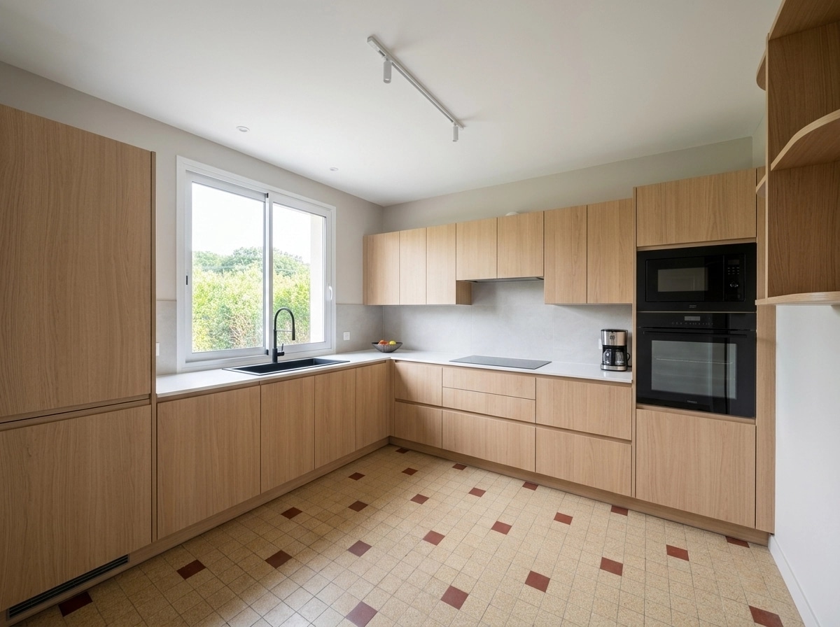 Minimalism Kitchen design — interior photo by GenRoom AI