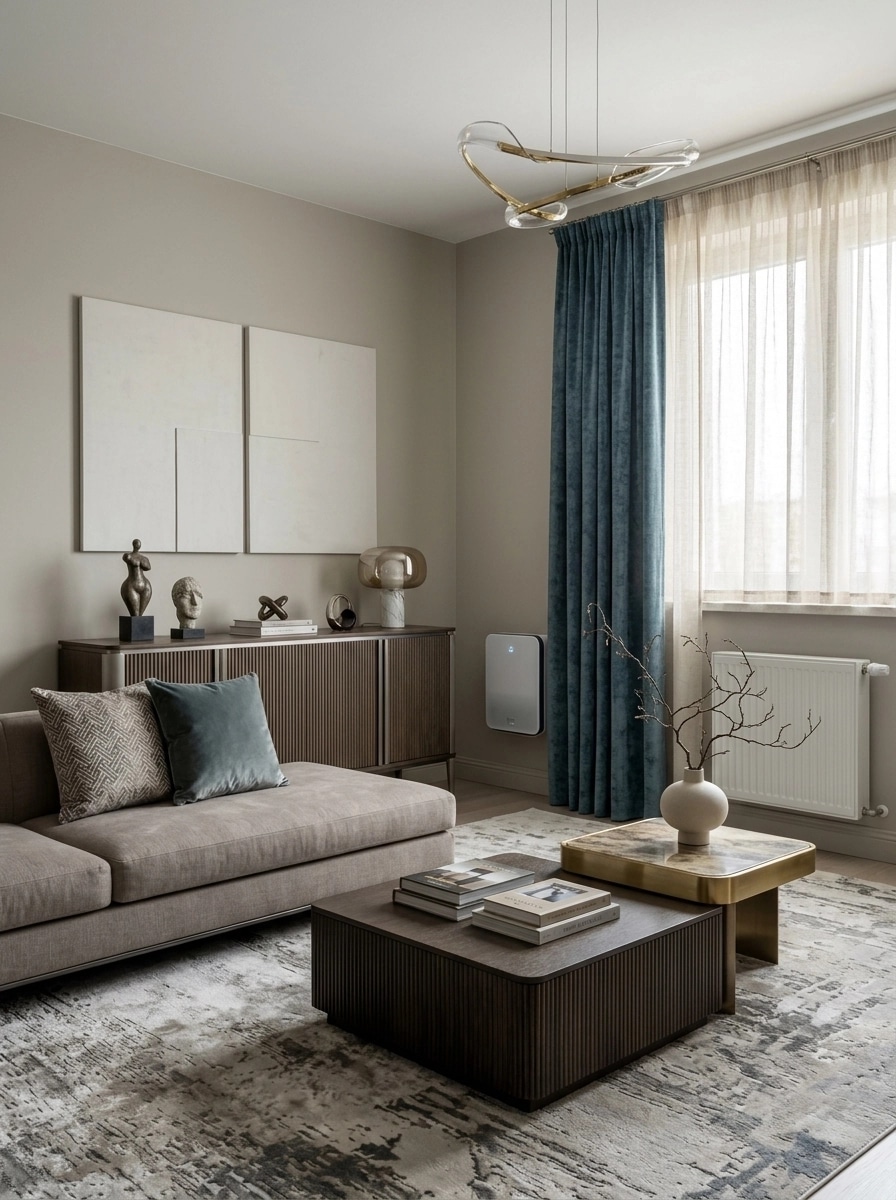 Interior design in Contemporary style — Living Room by GenRoom AI