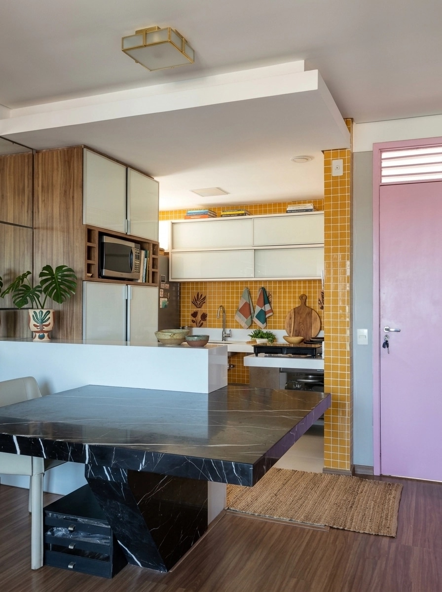 Kitchen interior in Contemporary style — photo by GenRoom AI