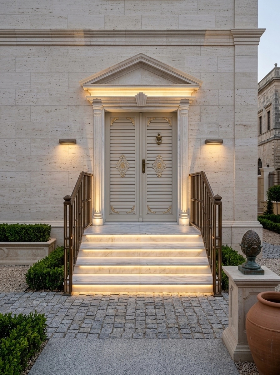 Facade design in Neoclassic Facade style — Facade by GenRoom AI