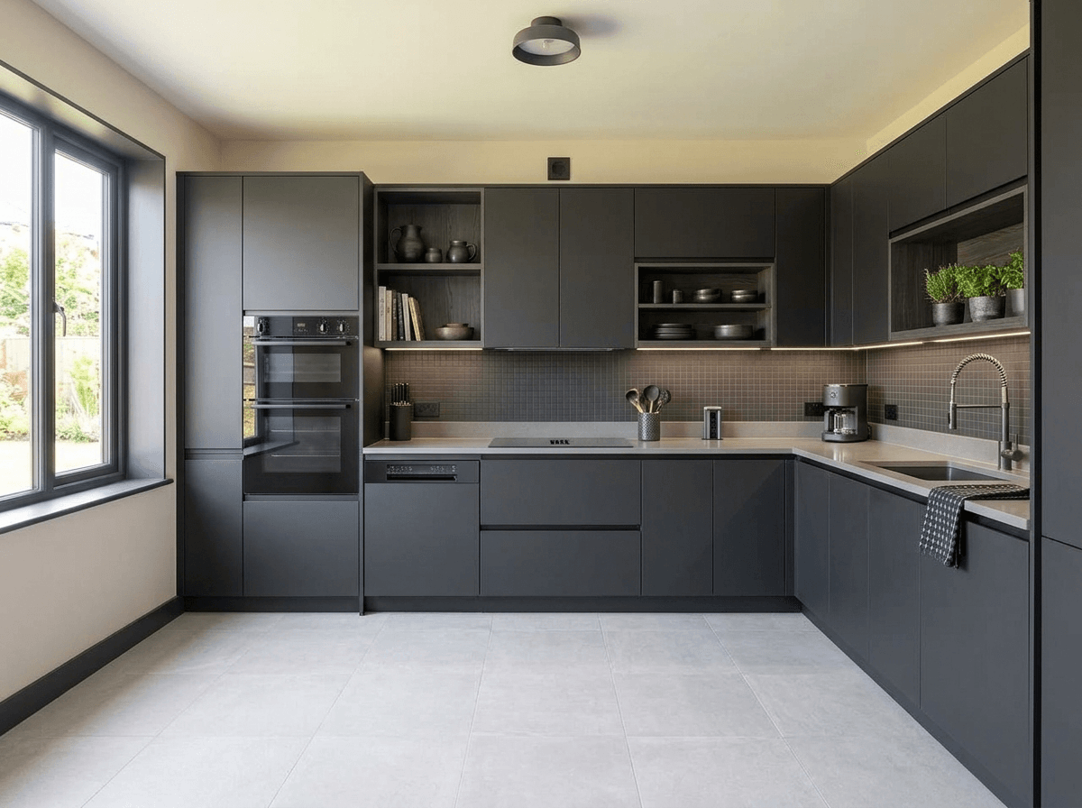 Kitchen interior in no_style style — photo by GenRoom AI