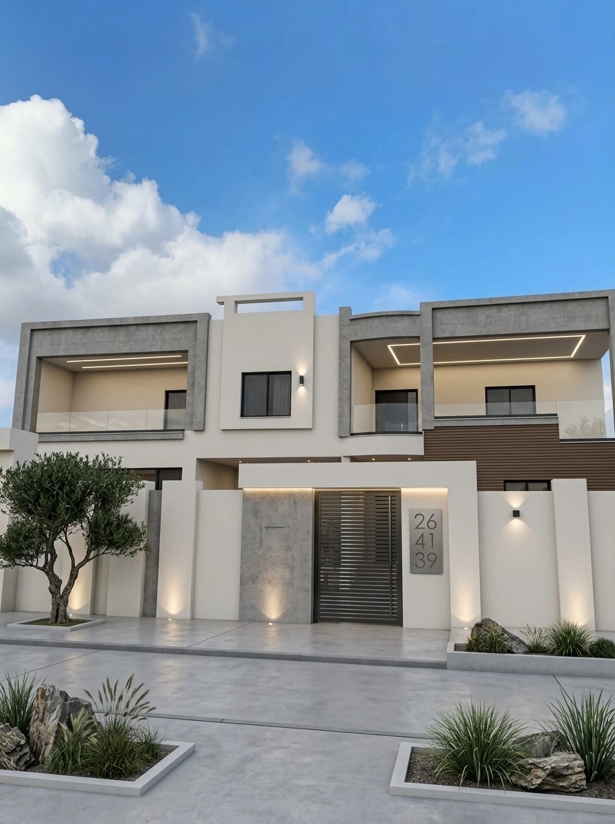 Facade design in Minimalist Facade style — Facade by GenRoom AI