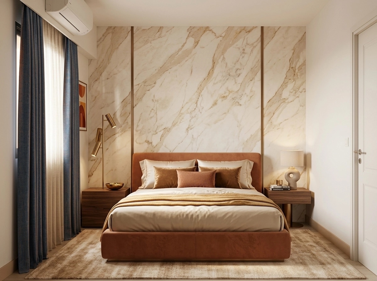Contemporary Bedroom design — interior photo by GenRoom AI