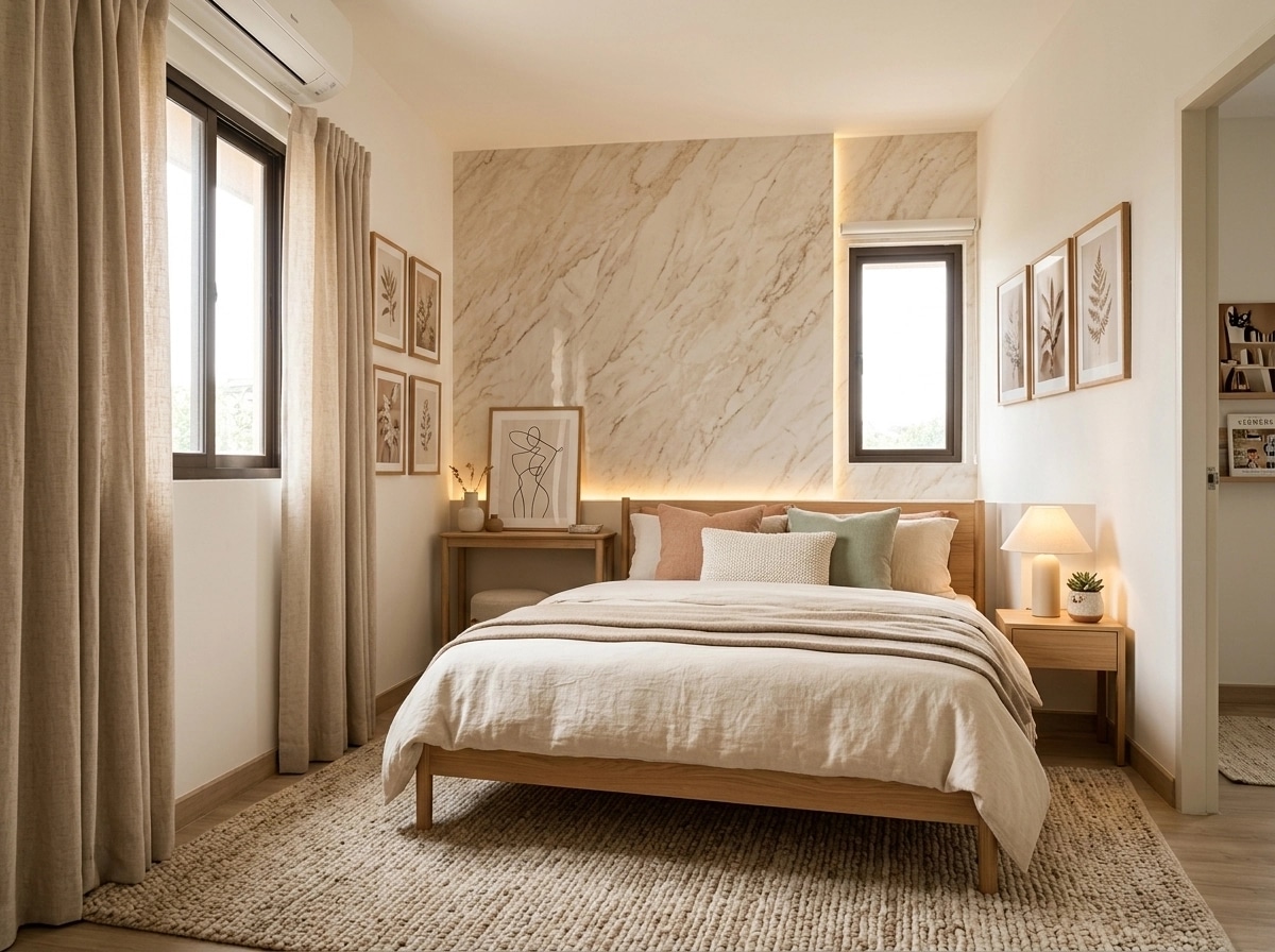 Interior design in Scandinavian style — Bedroom by GenRoom AI