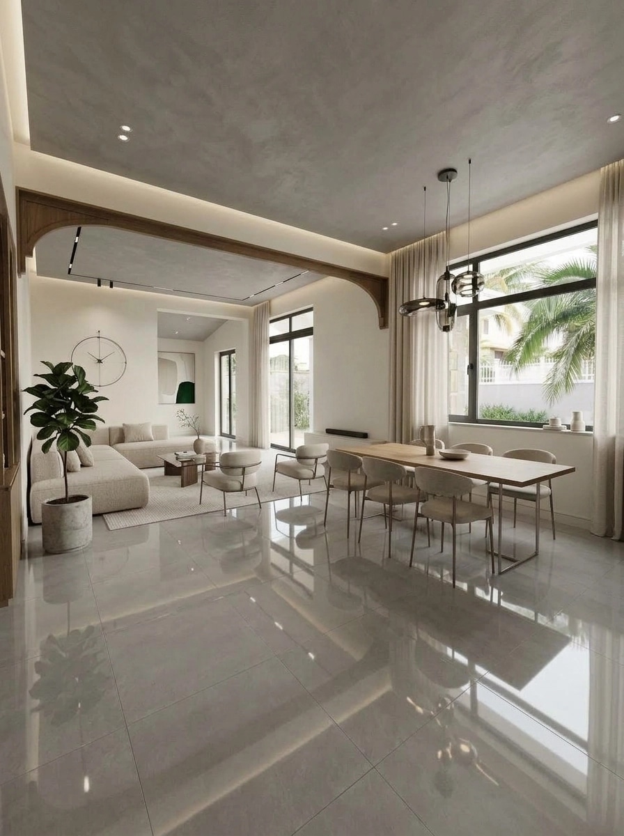 Minimalism Living Room design — interior photo by GenRoom AI