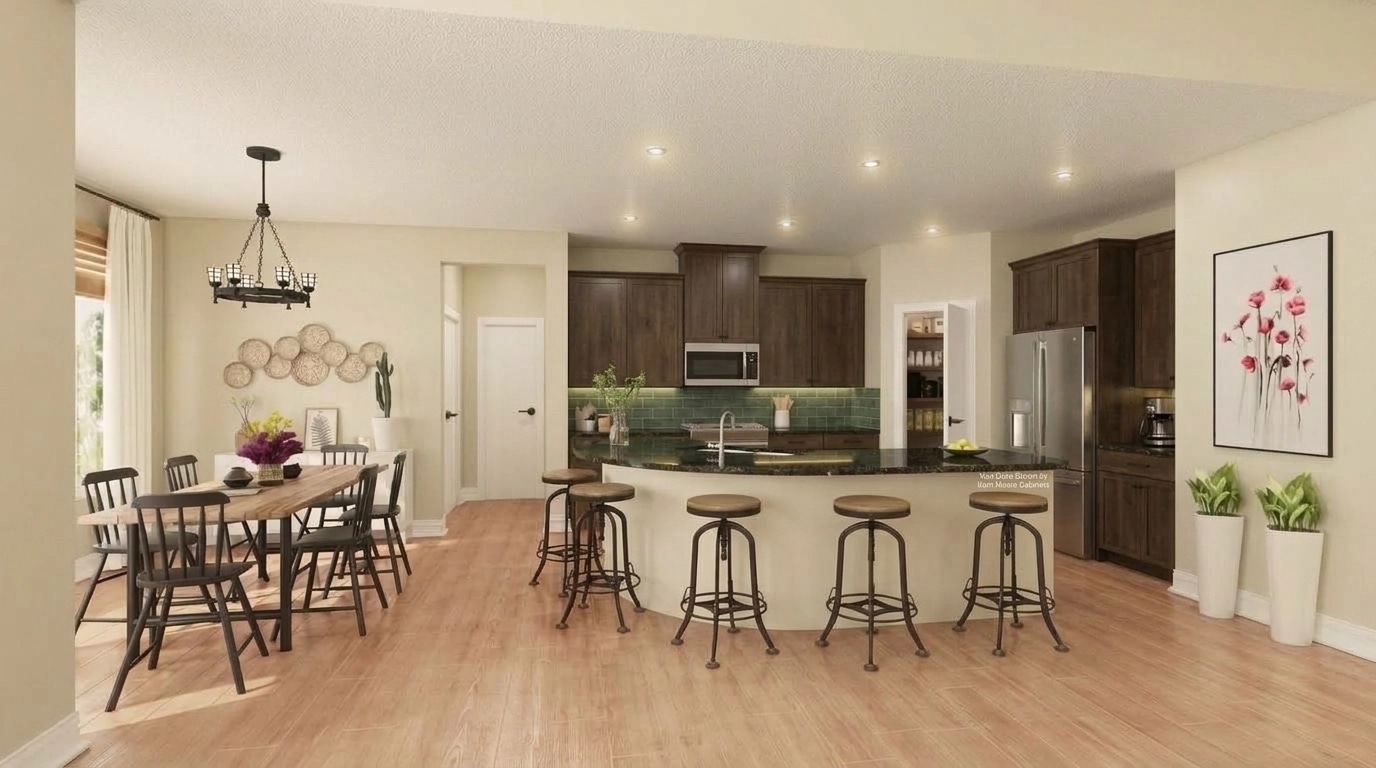 Kitchen interior in no_style style — photo by GenRoom AI