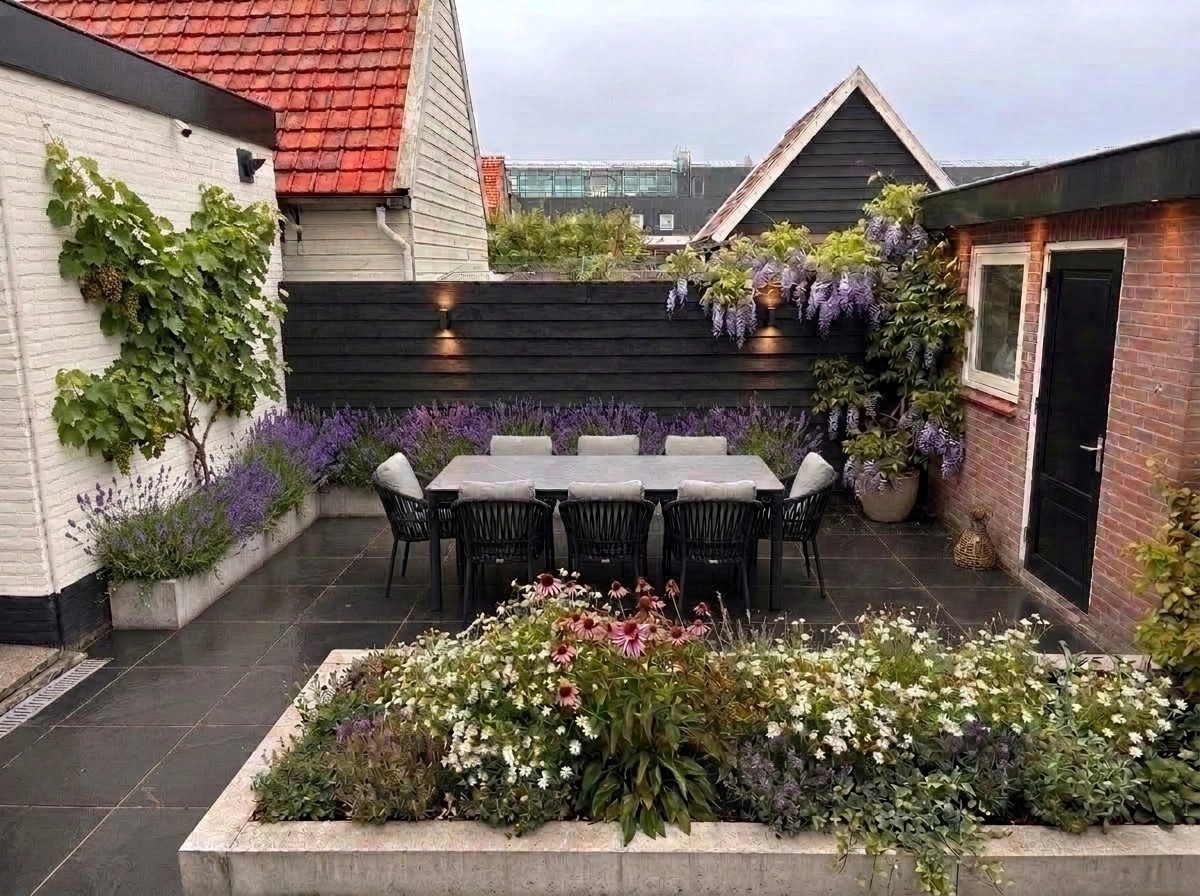 Country Rustic Garden Yard design — yard photo by GenRoom AI
