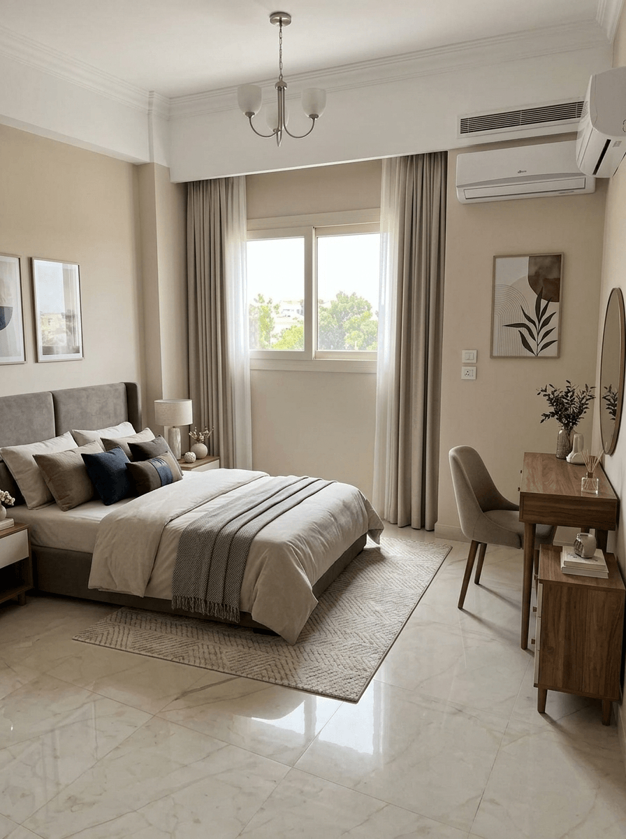 Contemporary Bedroom design — interior photo by GenRoom AI