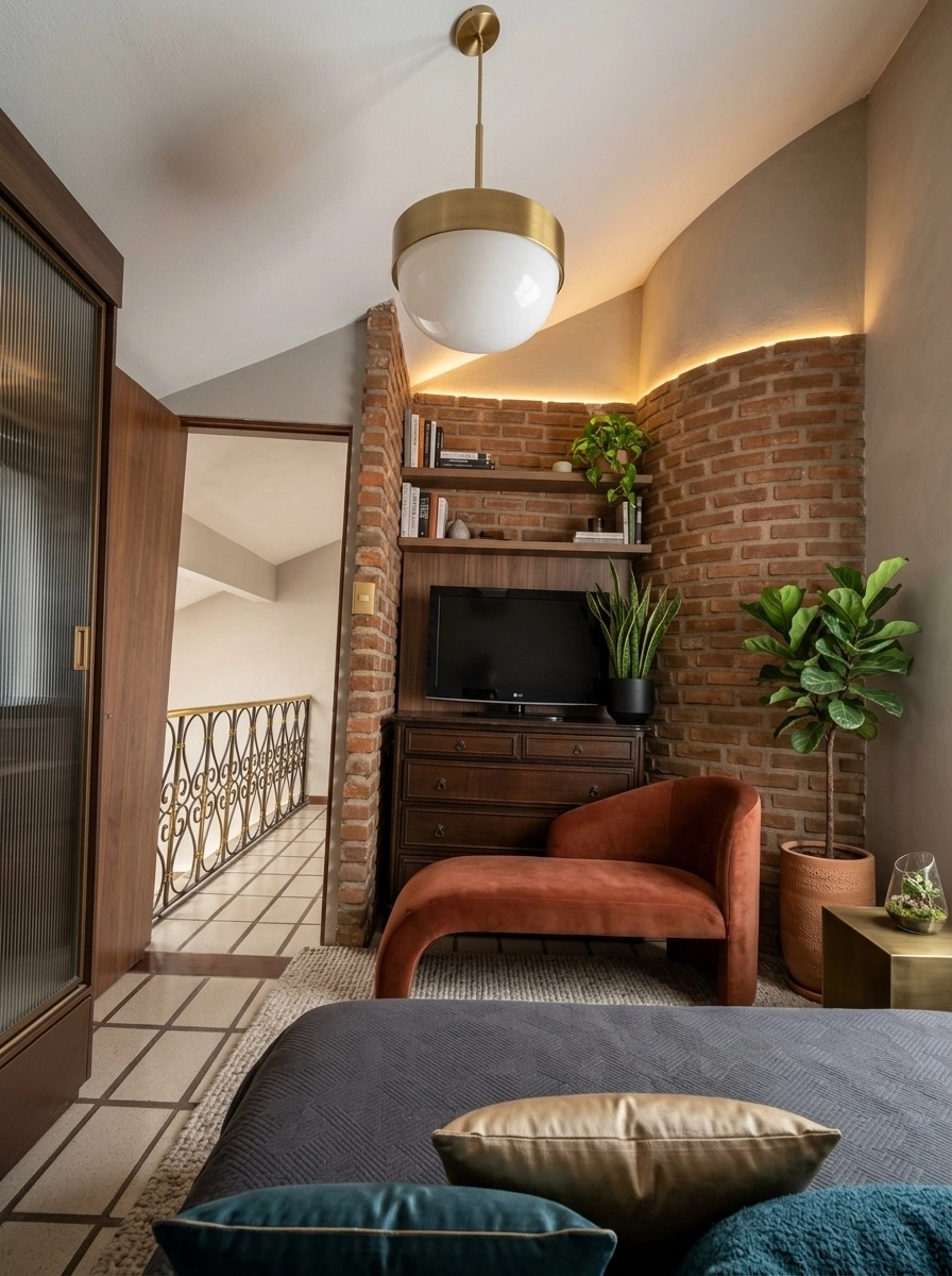 Contemporary Bedroom design — interior photo by GenRoom AI