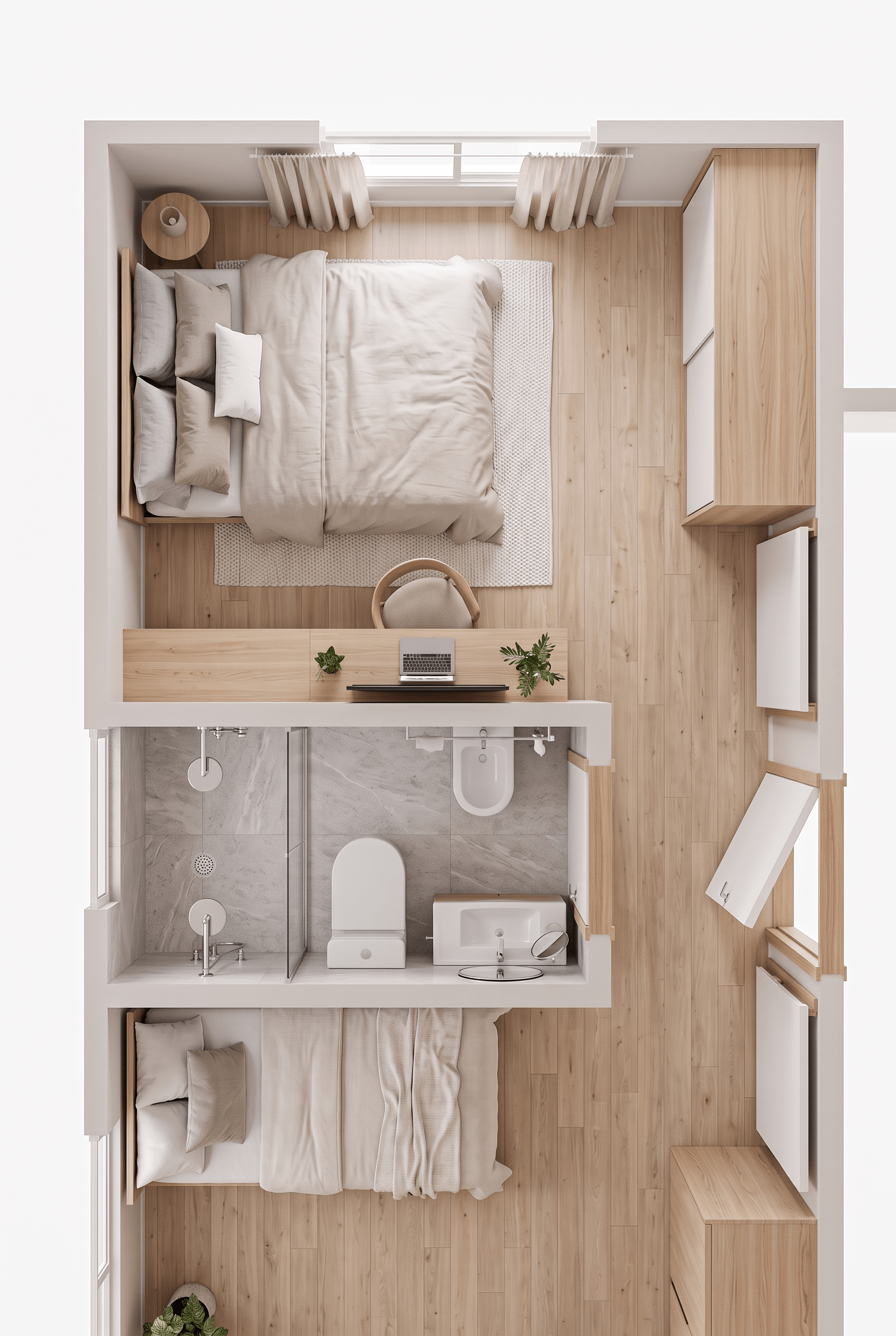 Interior design in Scandinavian style — Living Room by GenRoom AI