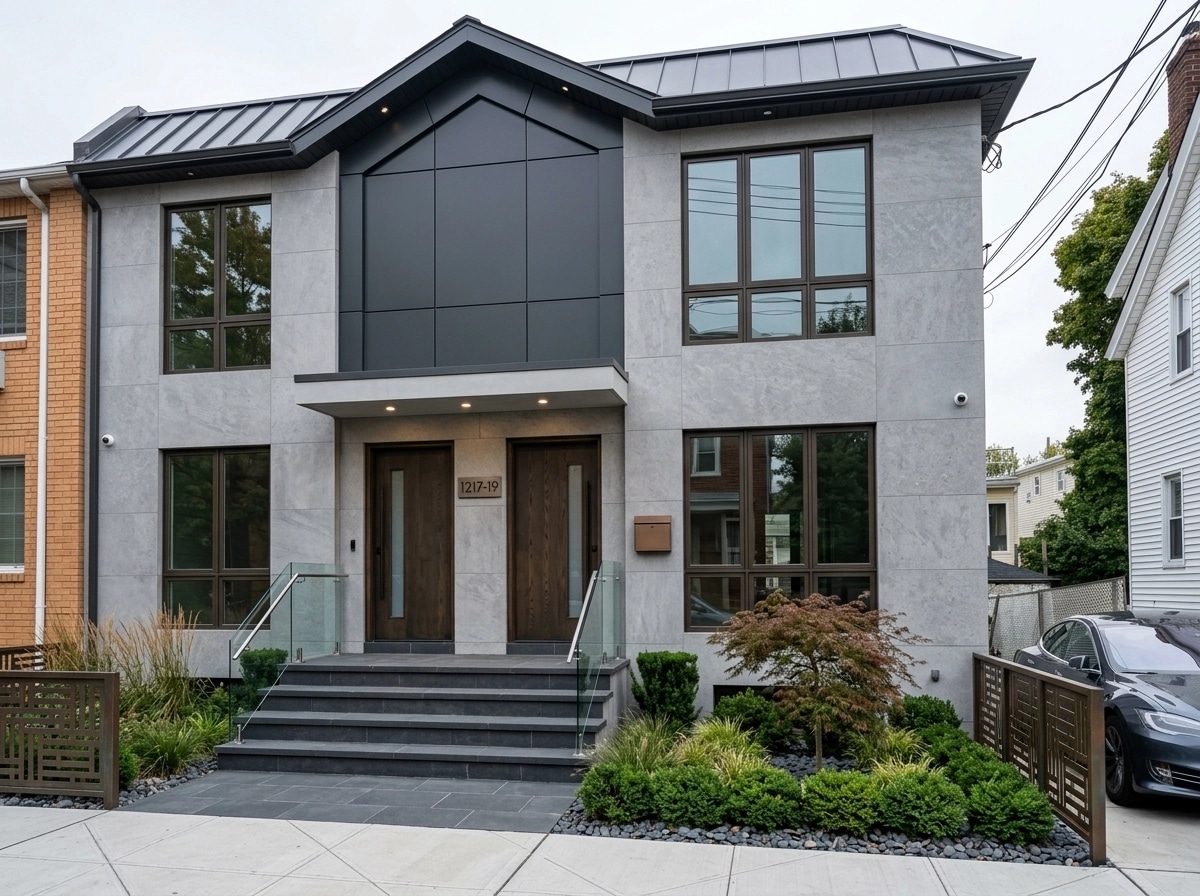 Contemporary Facade Facade design — facade photo by GenRoom AI